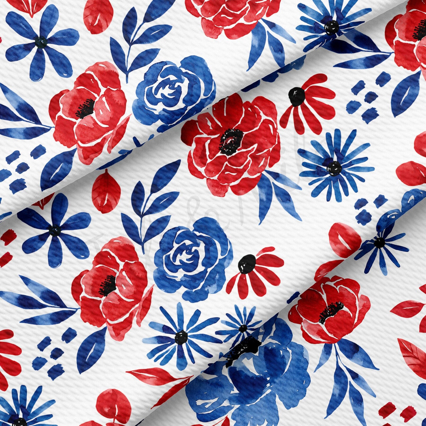 Patriotic 4th of July  Bullet Textured Fabric by the yard AA1609