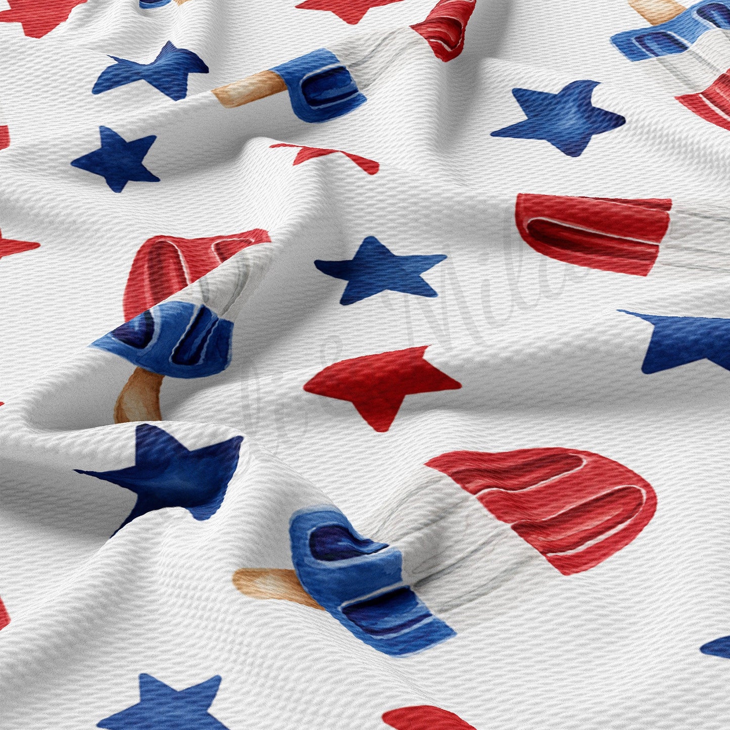 Patriotic 4th of July  Bullet Textured Fabric AA1611