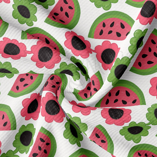 Summer Watermelon  Bullet Textured Fabric  AA1641