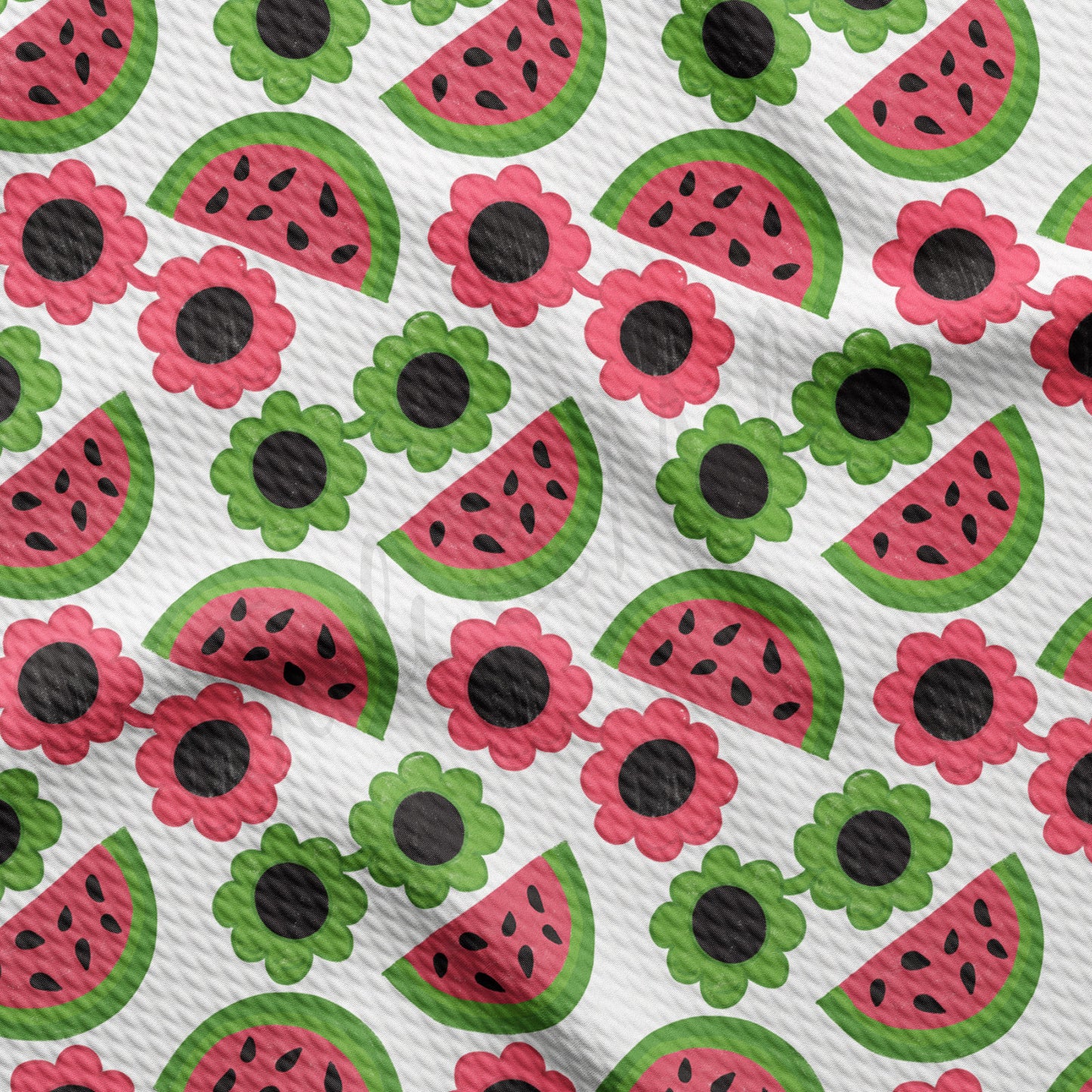 Summer Watermelon  Bullet Textured Fabric  AA1641