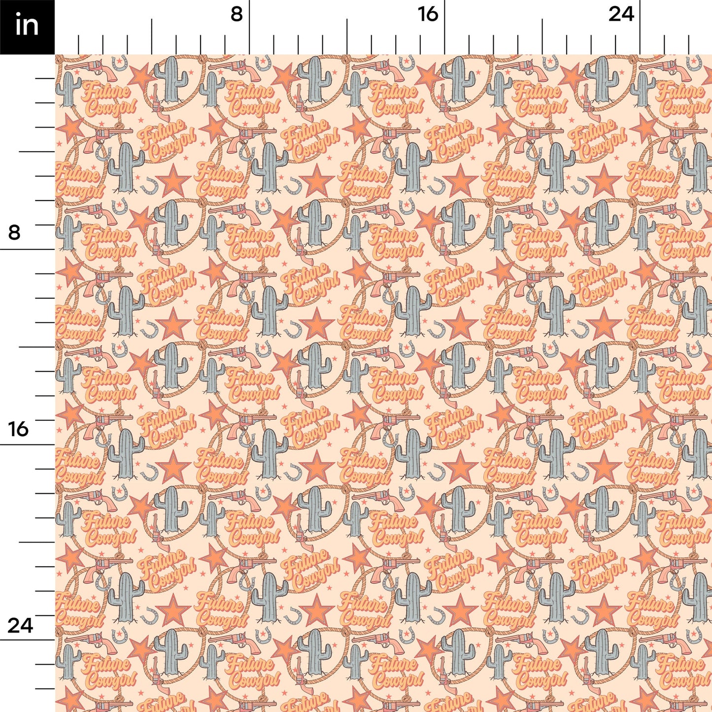 Future Cowgirl Rib Knit Fabric RBK1587