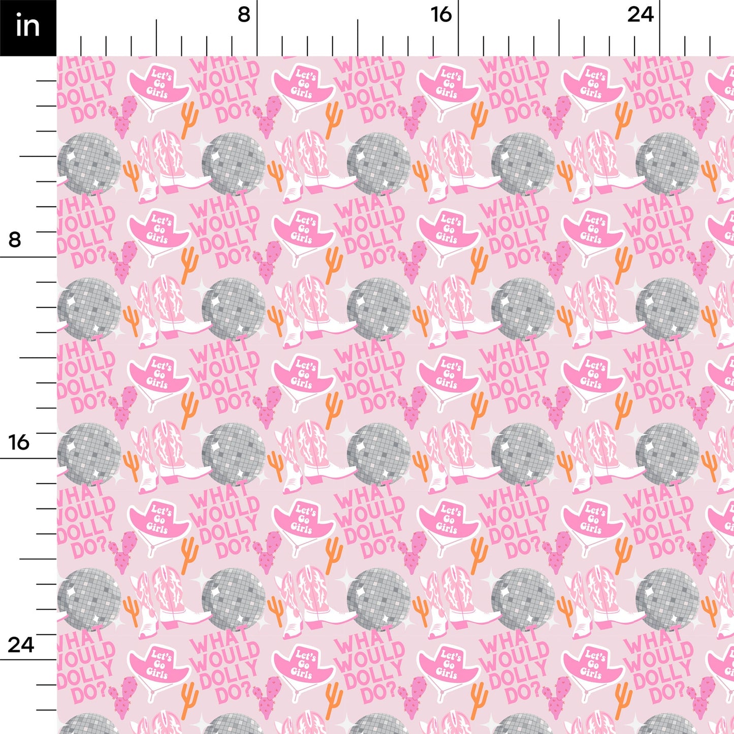 What would Dolly do Rib Knit Fabric RBK1594