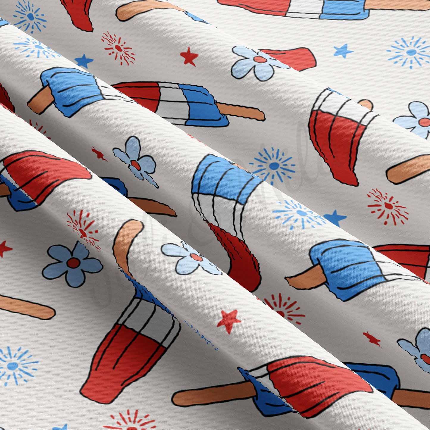 4th of July Bullet Textured Fabric  AA1741