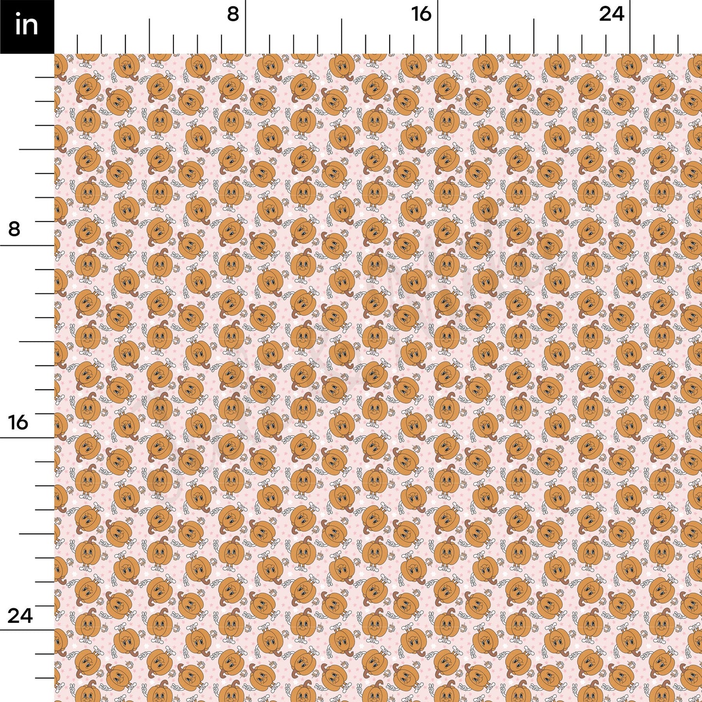 Fall Pumpkin  Bullet Textured Fabric AA1747