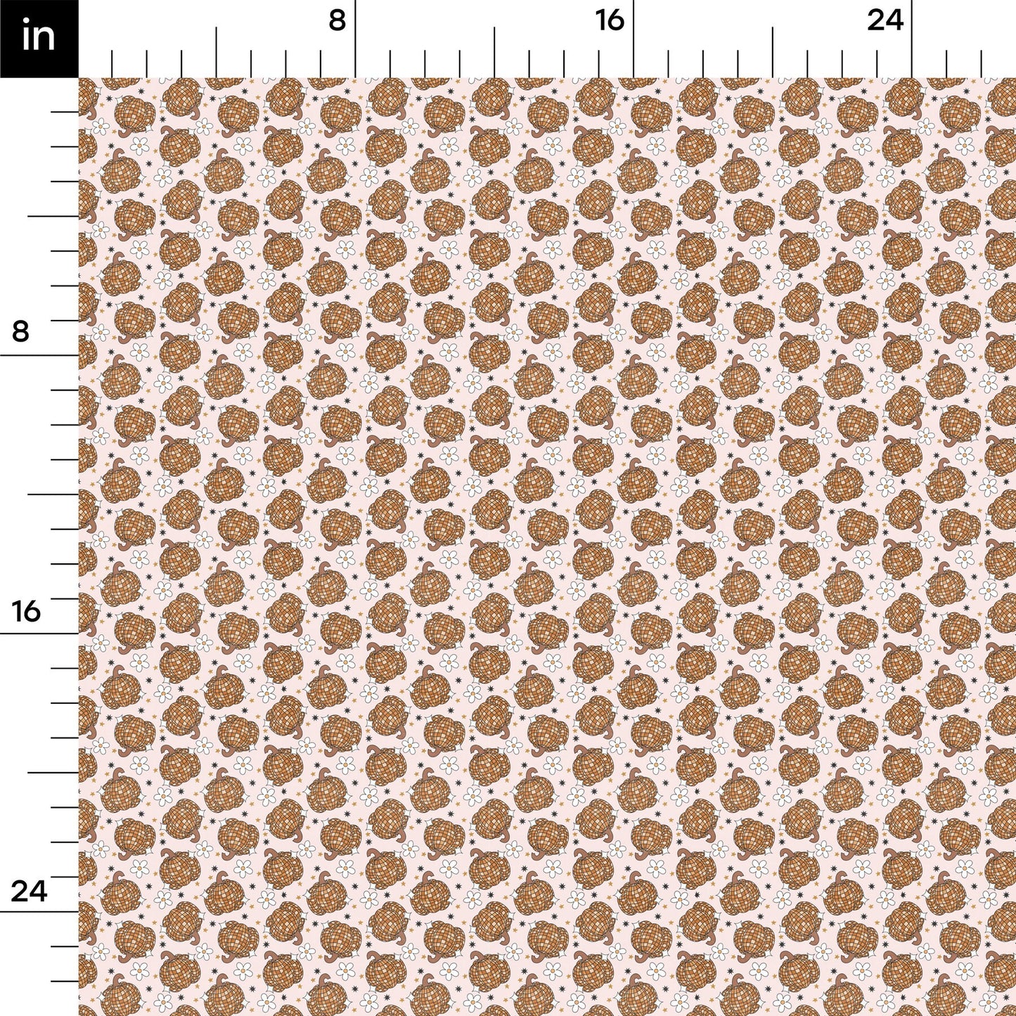 Fall Pumpkin Bullet Textured Fabric AA1757