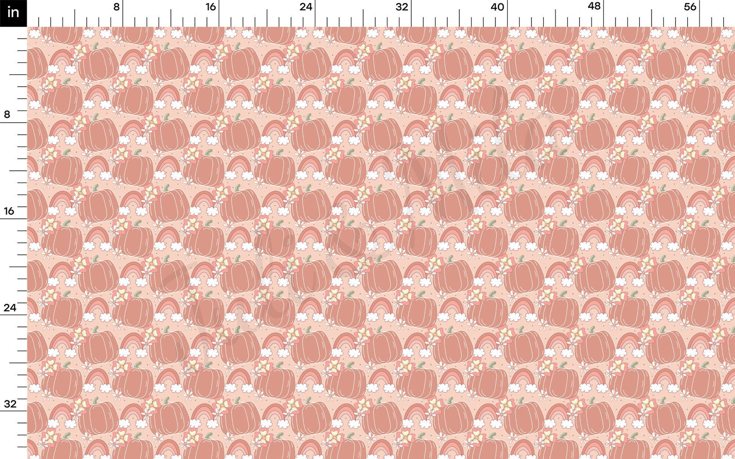 Fall Pumpkin  Bullet Textured Fabric  AA1769