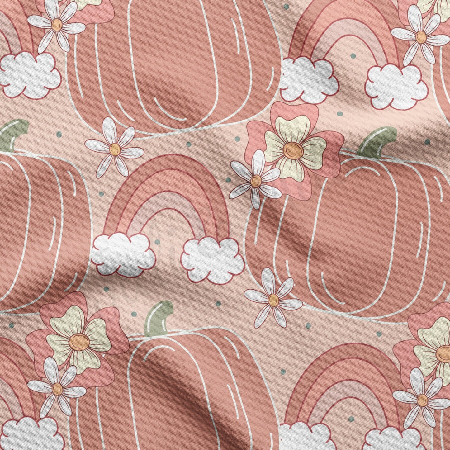 Fall Pumpkin  Bullet Textured Fabric  AA1769
