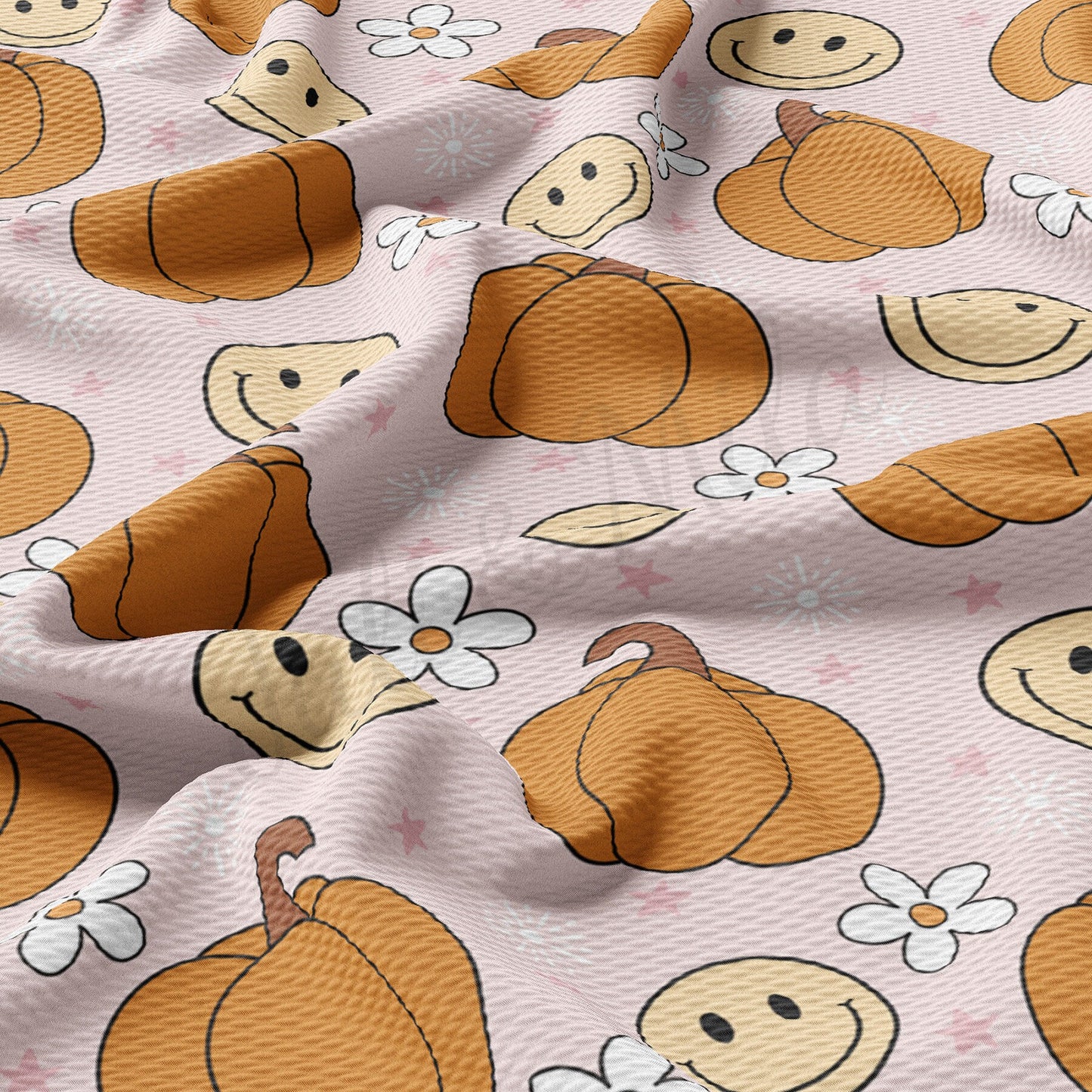 Fall Pumpkin  Bullet Textured Fabric AA1770