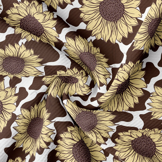 Floral Bullet Textured Fabric AA1656