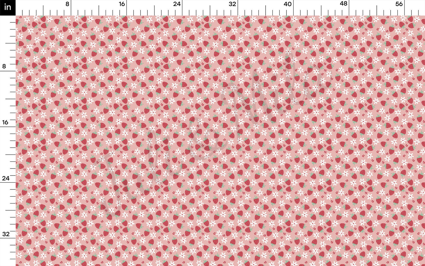 Strawberry Summer Bullet Textured Fabric  AA1663