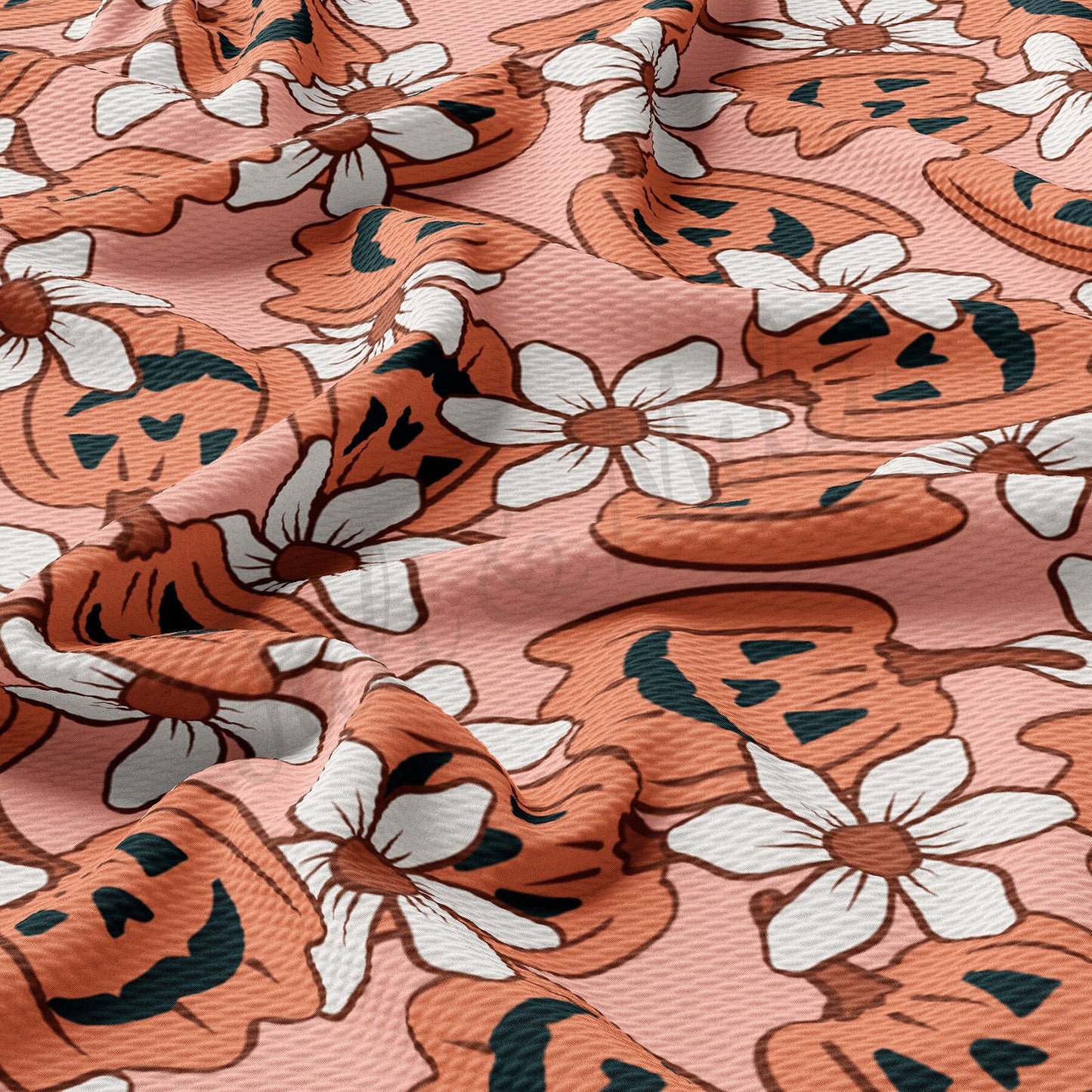 Fall Pumpkin l Bullet Textured Fabric  AA1690
