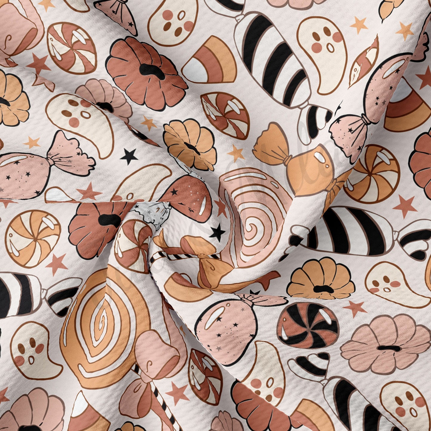 Fall Pumpkin Bullet Textured Fabric AA1707