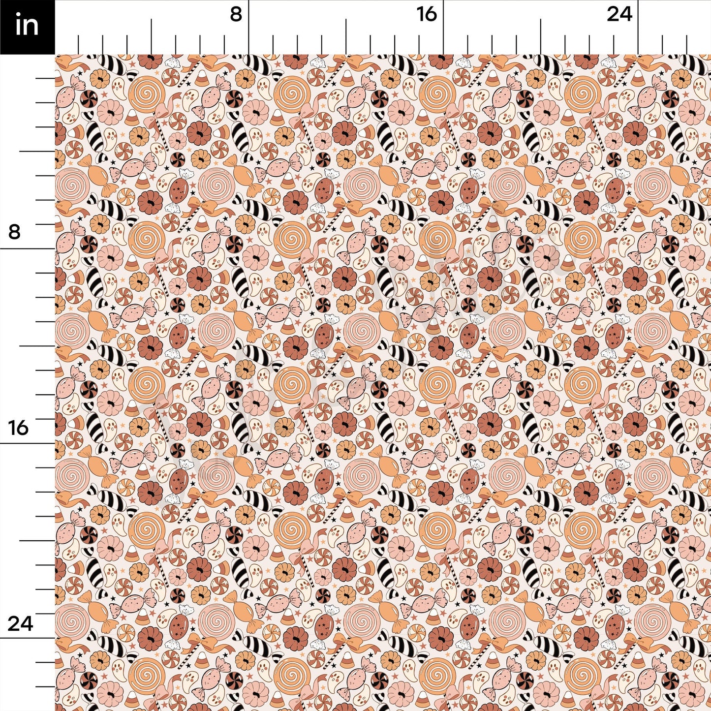 Fall Pumpkin Bullet Textured Fabric AA1707