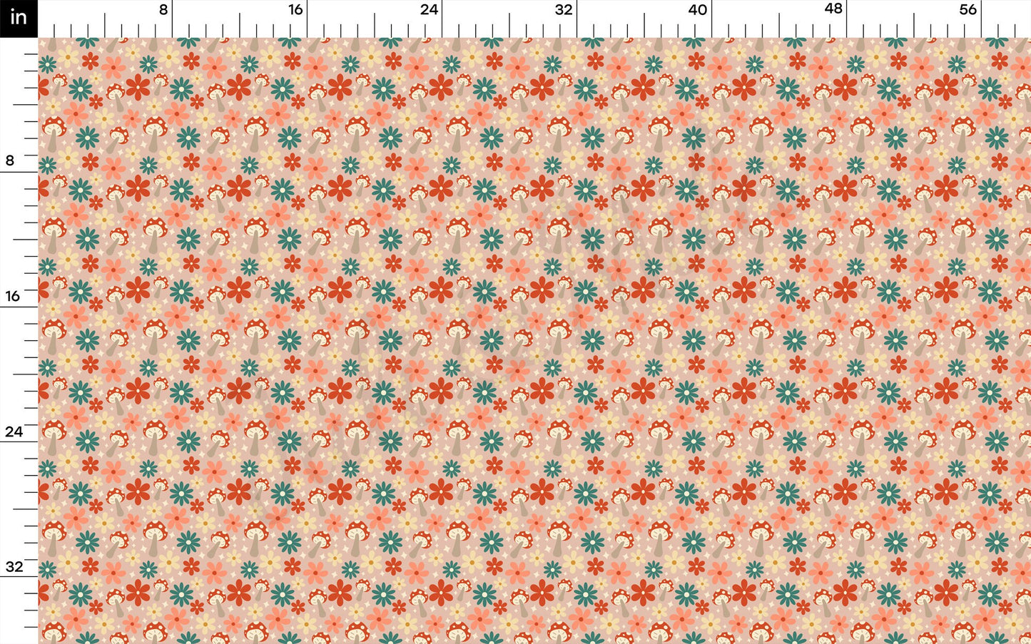 Floral Bullet Textured Fabric AA1717