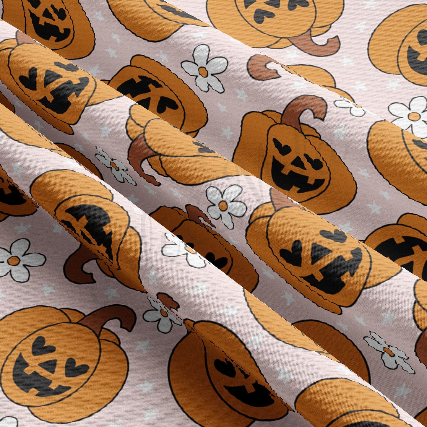 Fall Pumpkin  Bullet Textured Fabric AA1768