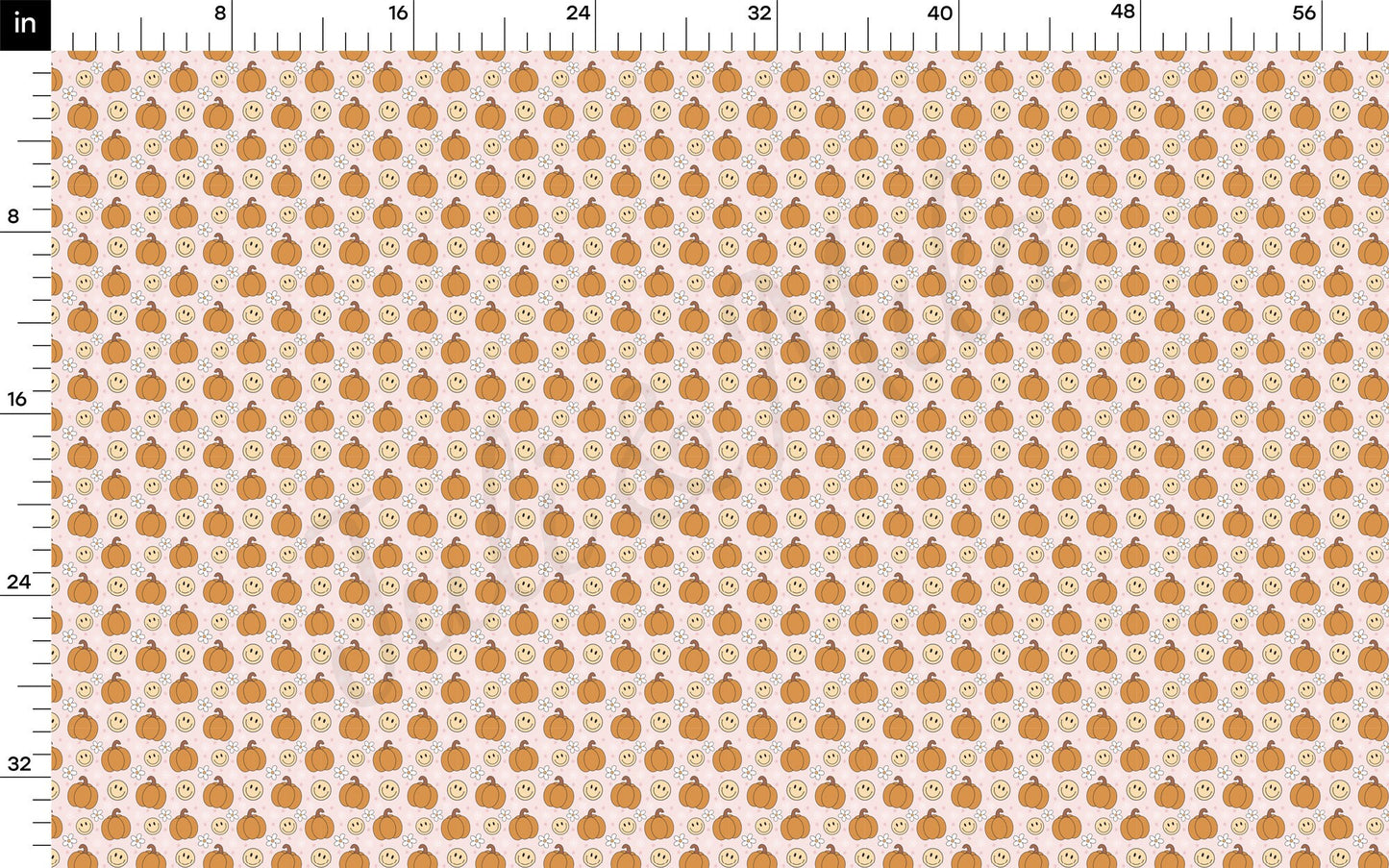 Fall Pumpkin  Bullet Textured Fabric AA1770
