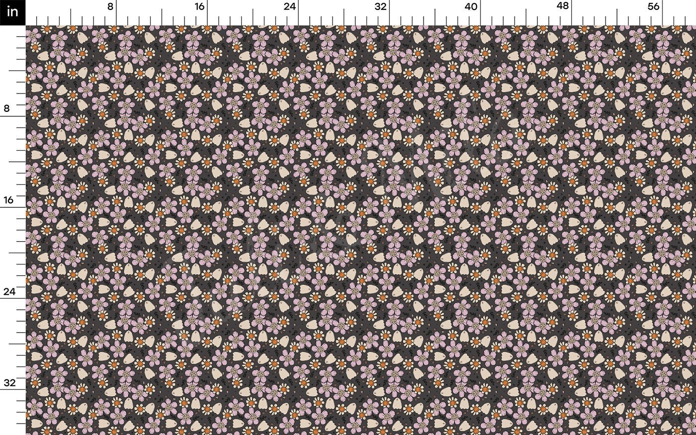 Autumn Fall Halloween  Bullet Textured Fabric AA1824