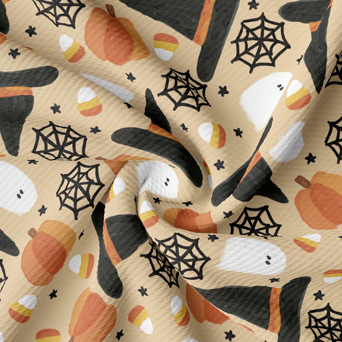 Autumn Fall Halloween  Bullet Textured Fabric  AA1829