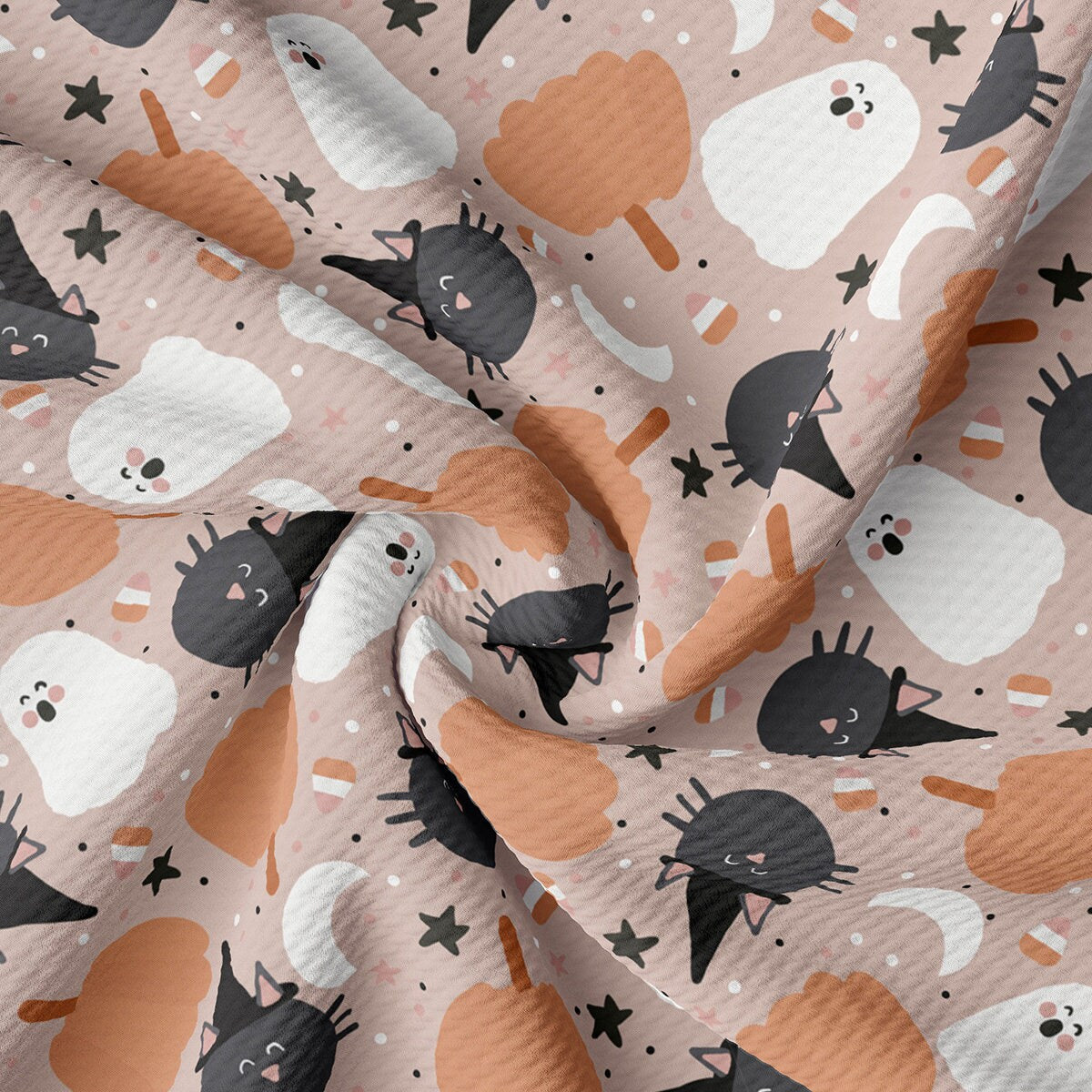 Autumn Fall Halloween  Bullet Textured Fabric  AA1830