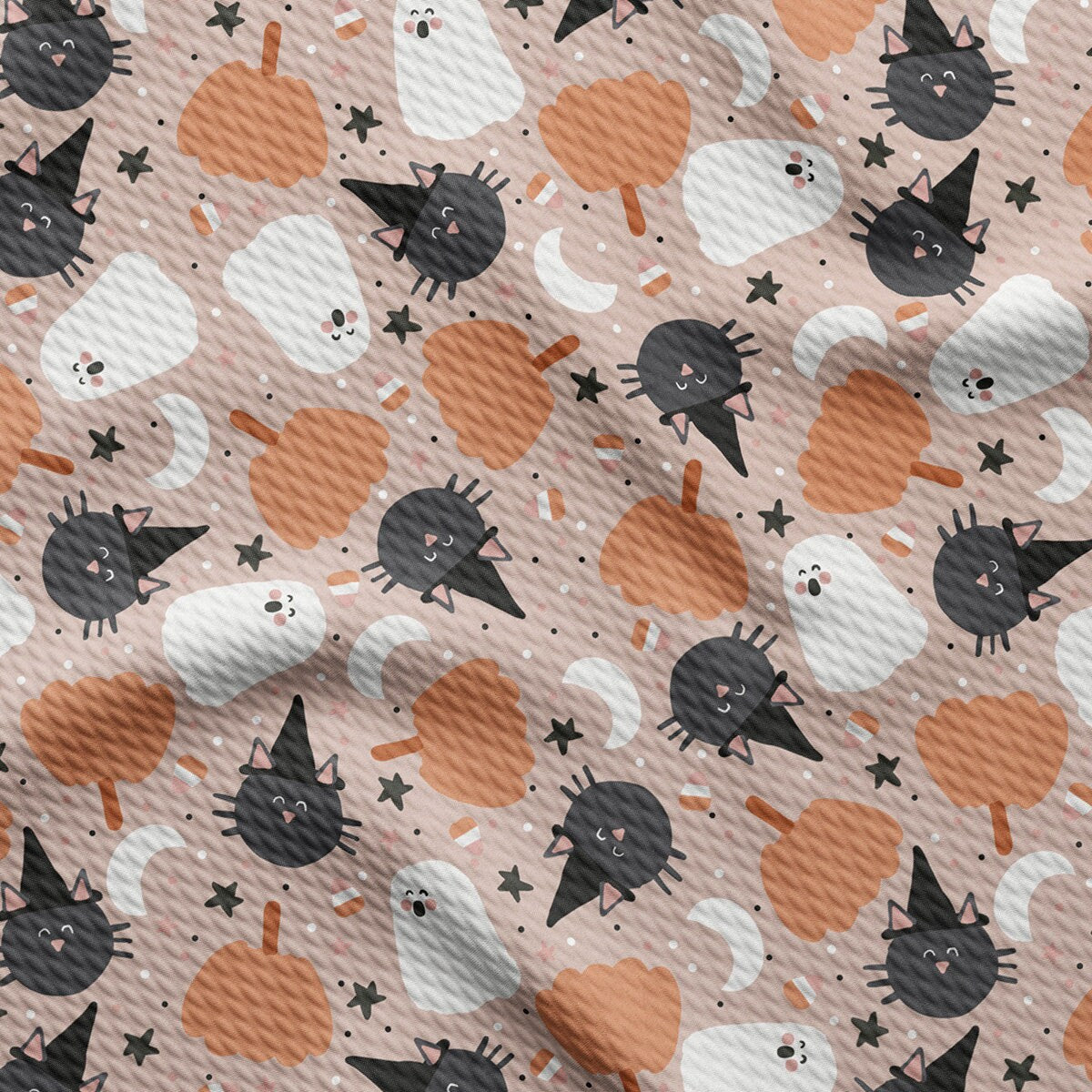 Autumn Fall Halloween  Bullet Textured Fabric  AA1830