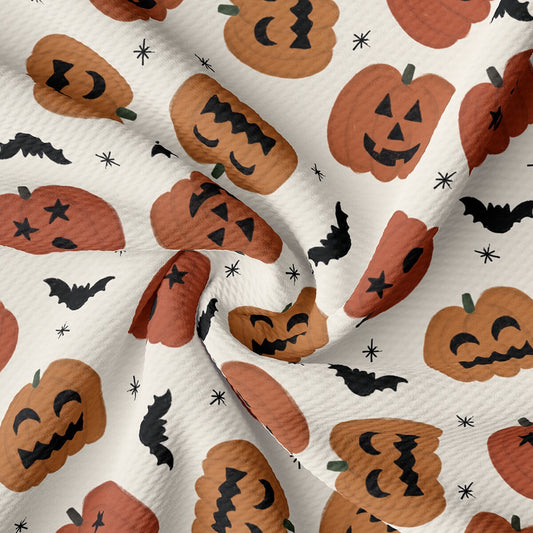 Autumn Fall Halloween Bullet Textured Fabric AA1838