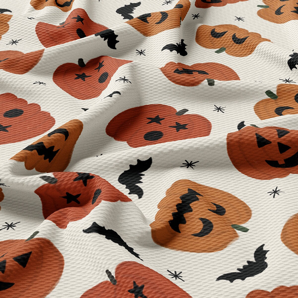 Autumn Fall Halloween Bullet Textured Fabric AA1838