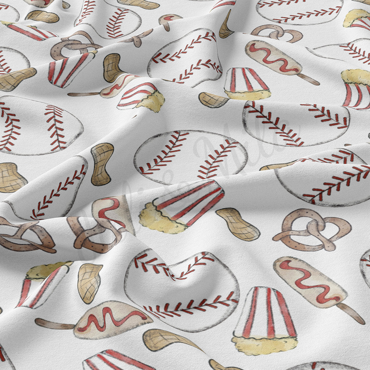 Baseball Double Brushed Polyester Fabric  DBP1810