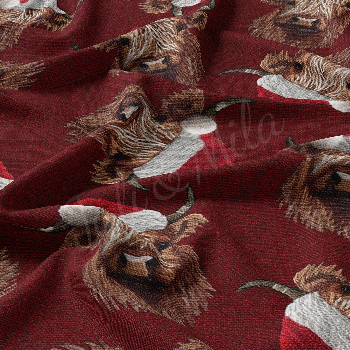 Christmas Double Brushed Polyester Fabric  DBP1819
