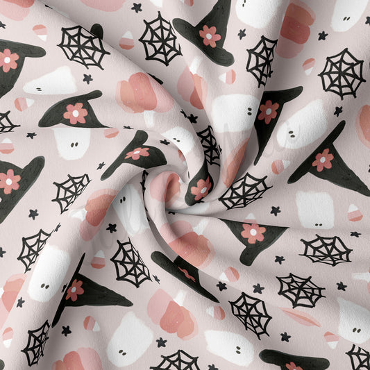 Double Brushed Polyester Fabric  DBP1828 Halloween Autumn Fall