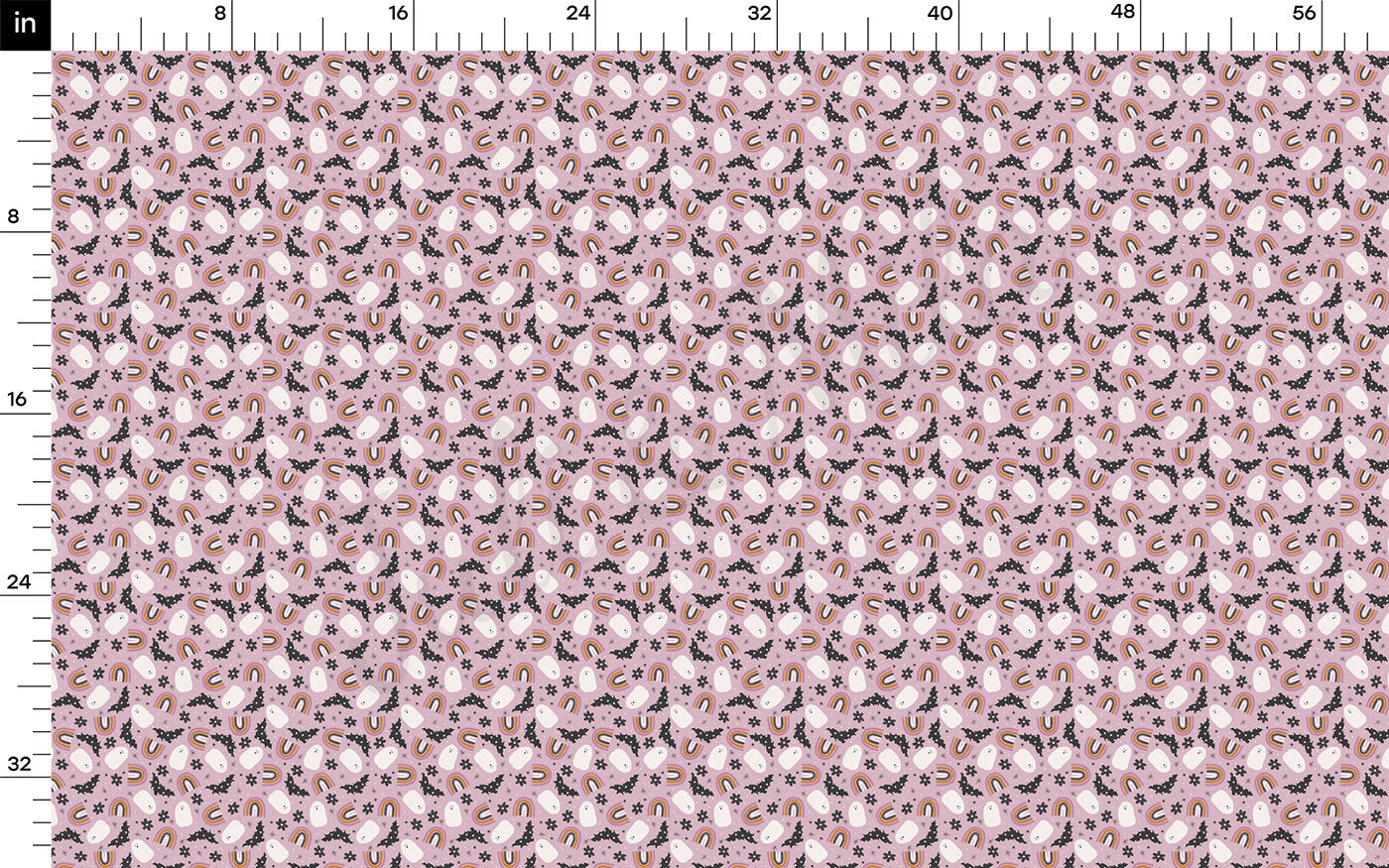Double Brushed Polyester Fabric DBP1836 Halloween Autumn Fall