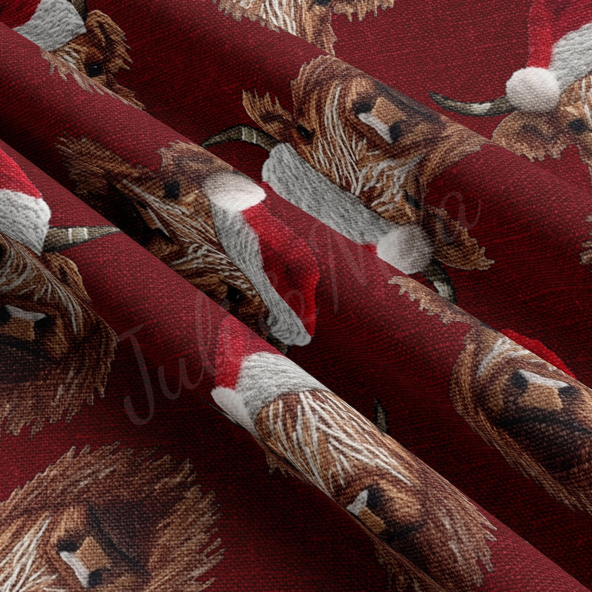 Christmas Rib Knit Fabric  RBK1819