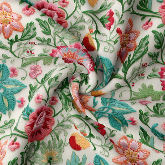 Double Brushed Polyester Fabric  DBP1783 Embroidery