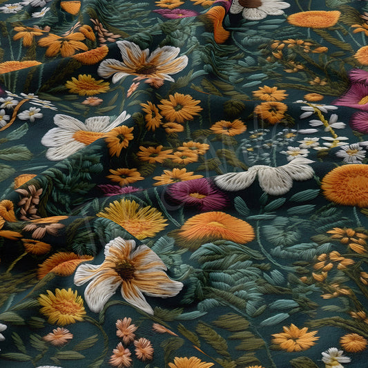 Double Brushed Polyester Fabric DBP1785 Embroidery