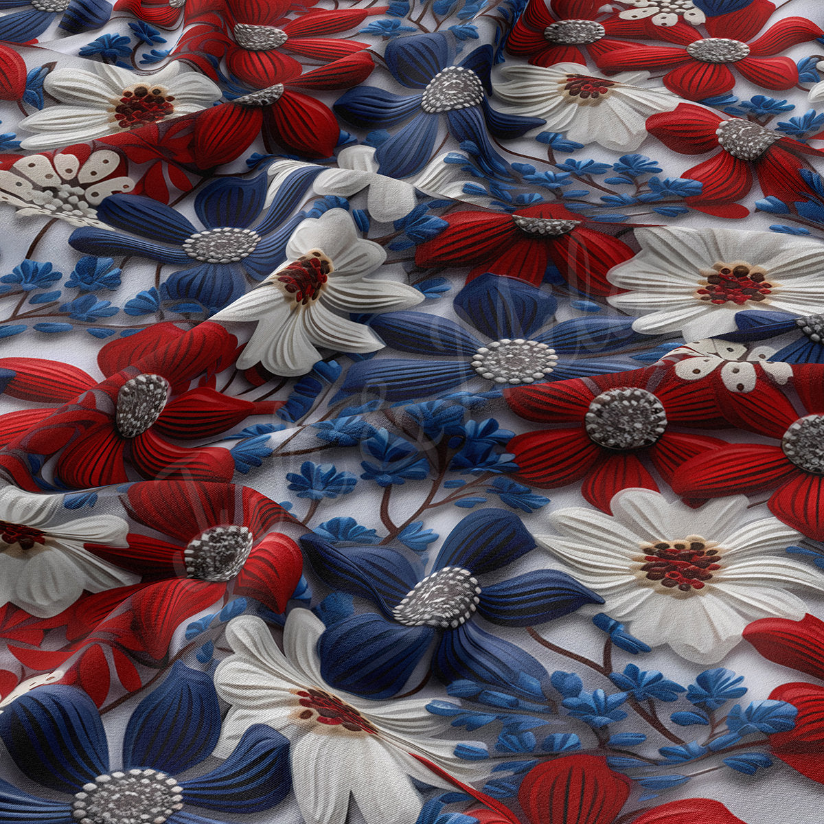 Double Brushed Polyester Fabric DBP1787 Embroidery