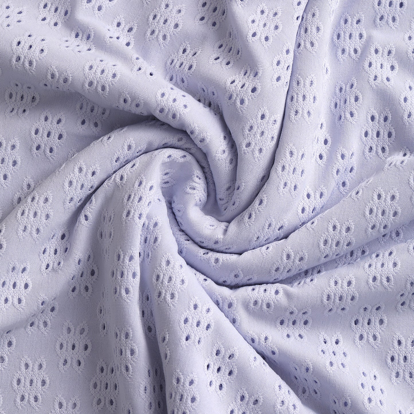 Eyelet Fabric by the yard, Floral Knit Eyelet Fabric, Eyelet Stretchy Fabric, Eyelet Polyester Spandex 60 inches wide