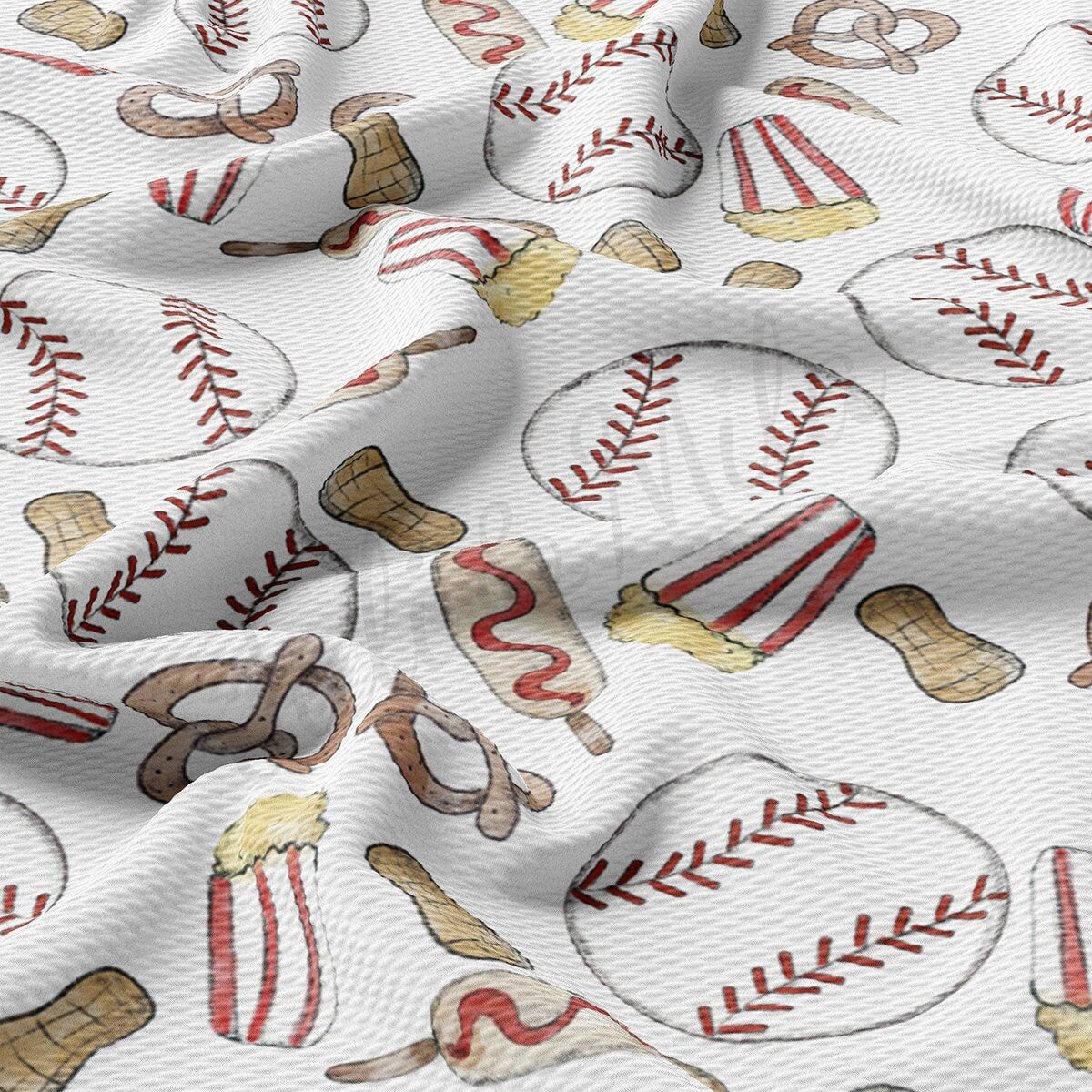 Baseball Bullet Textured Fabric AA1810