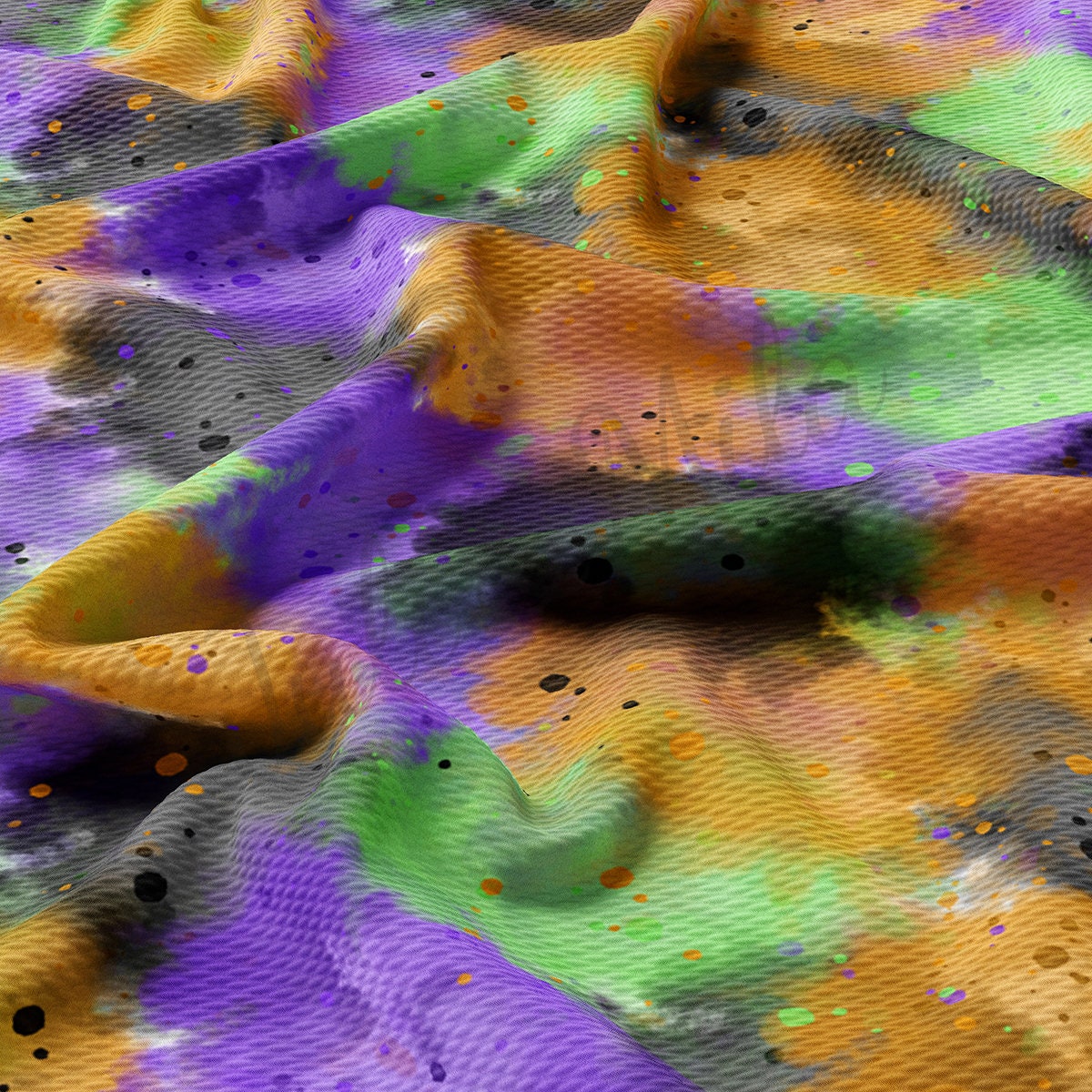 Mardi Gras  Bullet Textured Fabric  AA1812