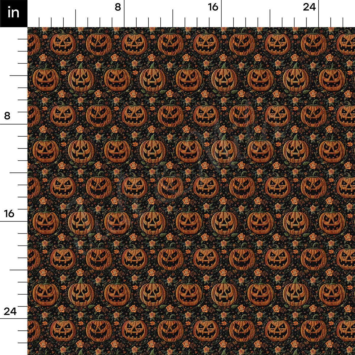 Autumn Fall Halloween Printed Liverpool  AA1814