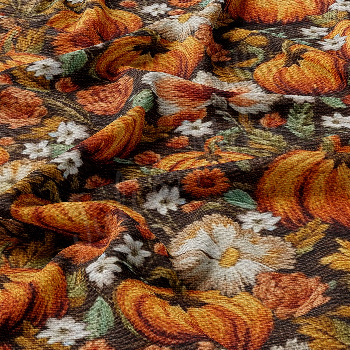 Autumn Fall Halloween  Bullet Textured Fabric  AA1820