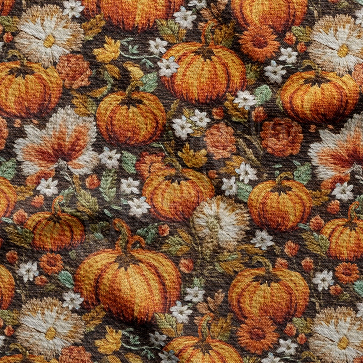 Autumn Fall Halloween  Bullet Textured Fabric  AA1820