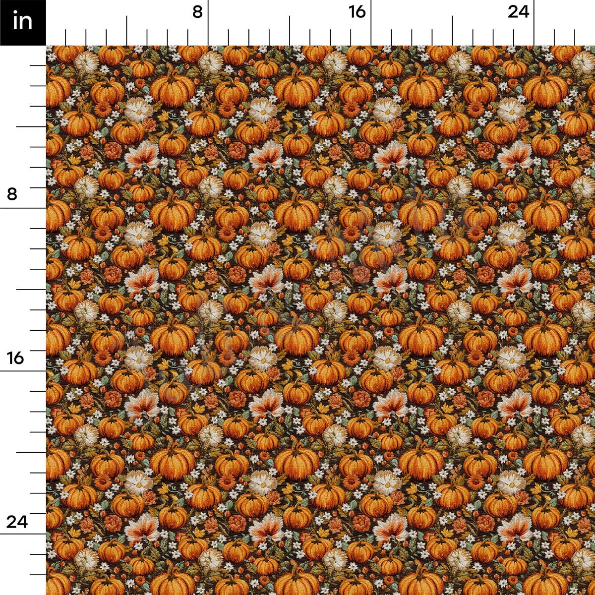 Autumn Fall Halloween  Bullet Textured Fabric  AA1820