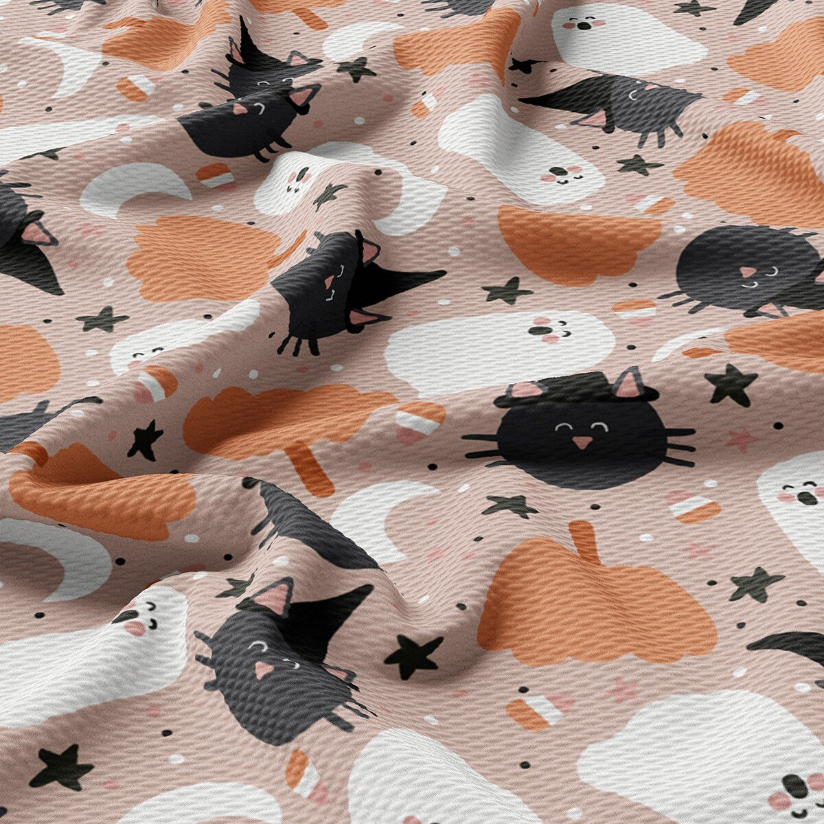 Autumn Fall Halloween  Bullet Textured Fabric  AA1830