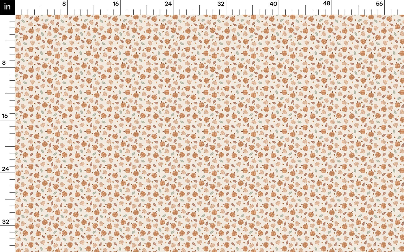 Autumn Fall Halloween Bullet Textured Fabric AA1839