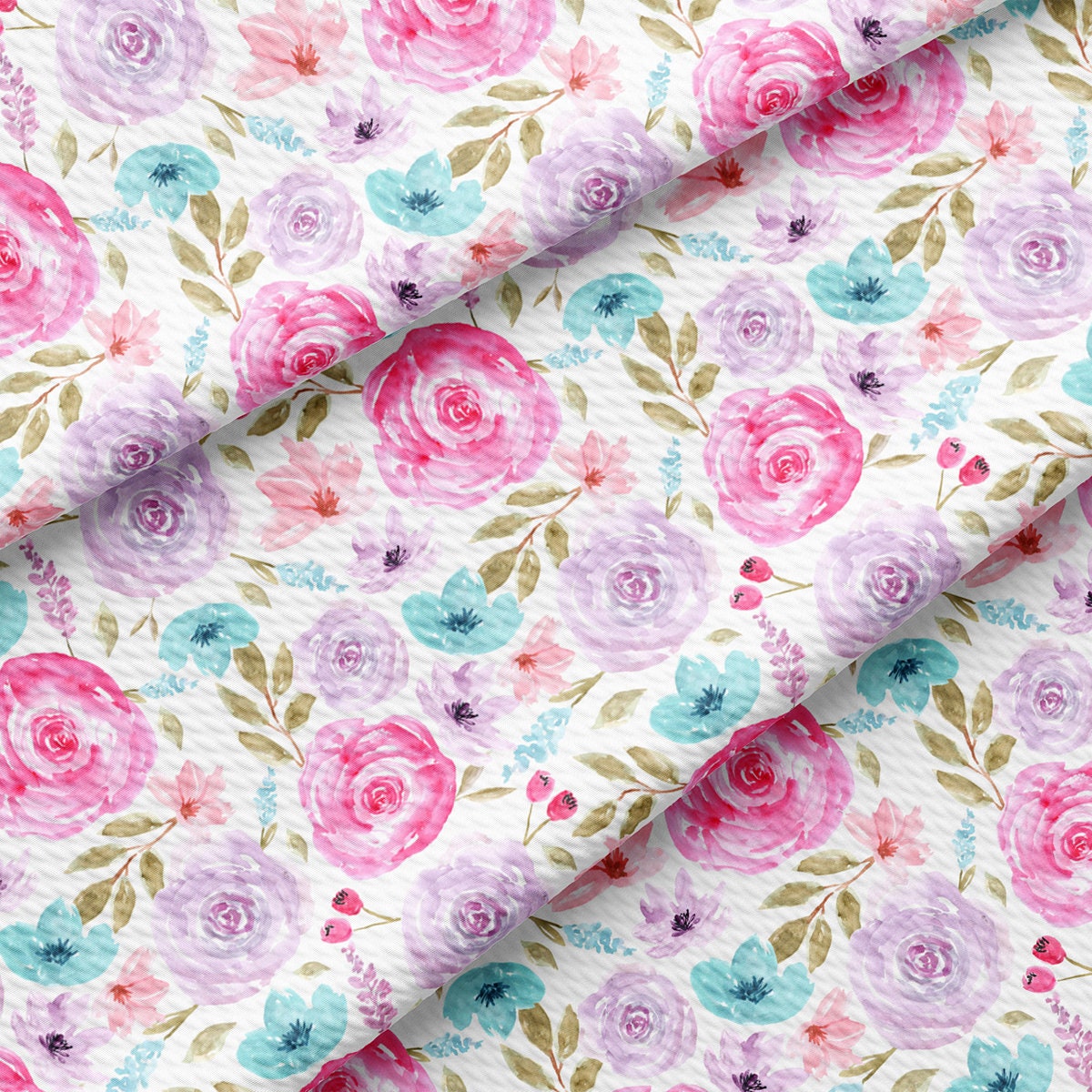 Floral Bullet Textured Fabric  AA1842