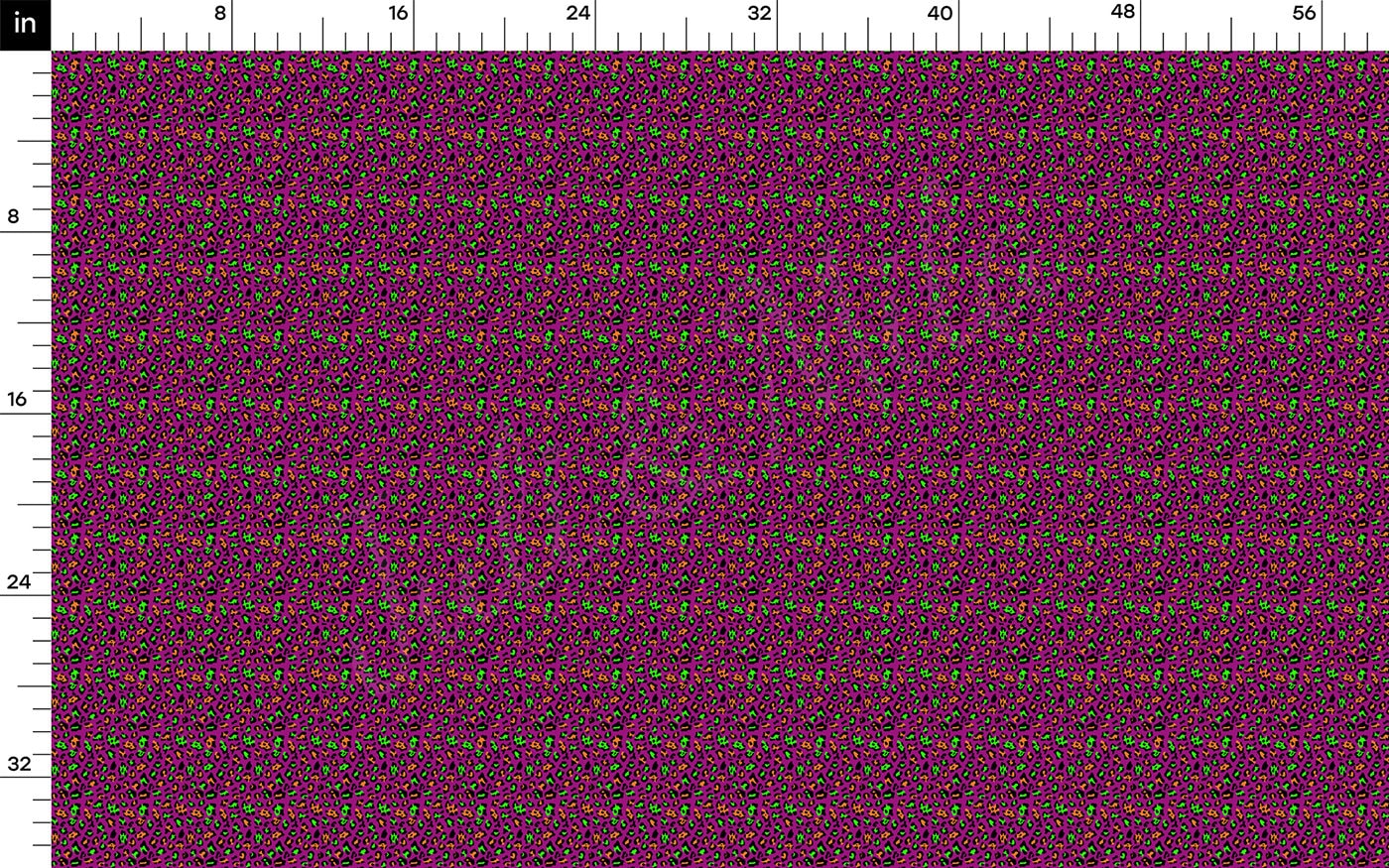 Mardi Gras Rib Knit Fabric AA1848