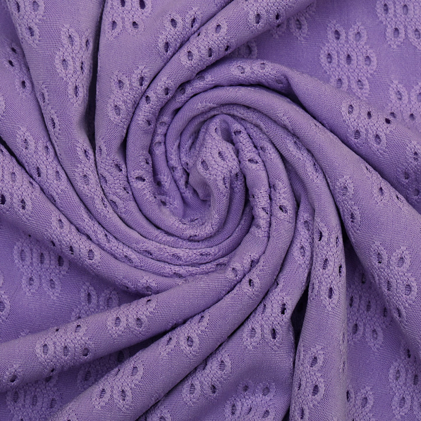 Eyelet Fabric by the yard, Floral Knit Eyelet Fabric, Eyelet Stretchy Fabric, Eyelet Polyester Spandex 60 inches wide