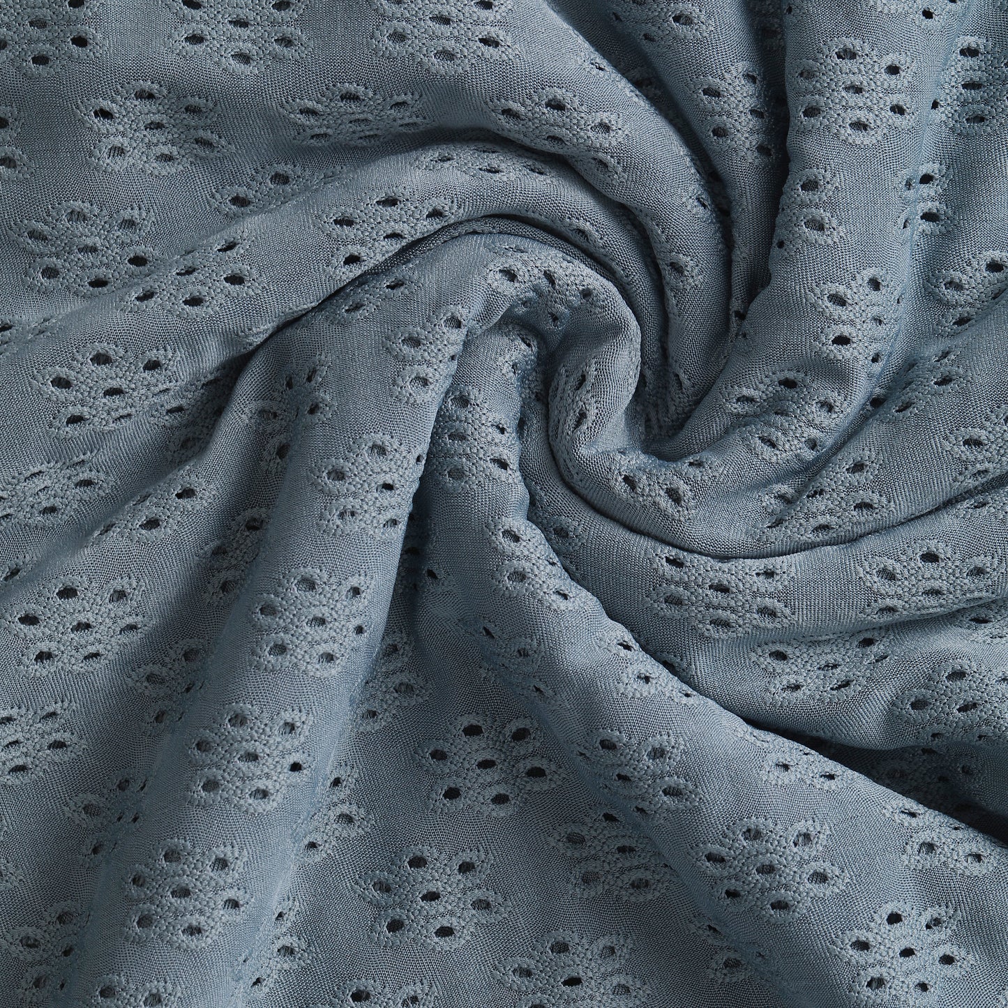 Eyelet Fabric by the yard, Floral Knit Eyelet Fabric, Eyelet Stretchy Fabric, Eyelet Polyester Spandex 60 inches wide