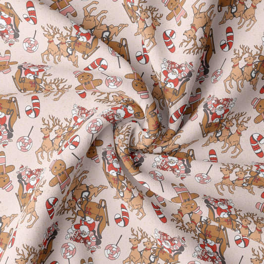 DBP Fabric Double Brushed Polyester Fabric DBP1883 christmas