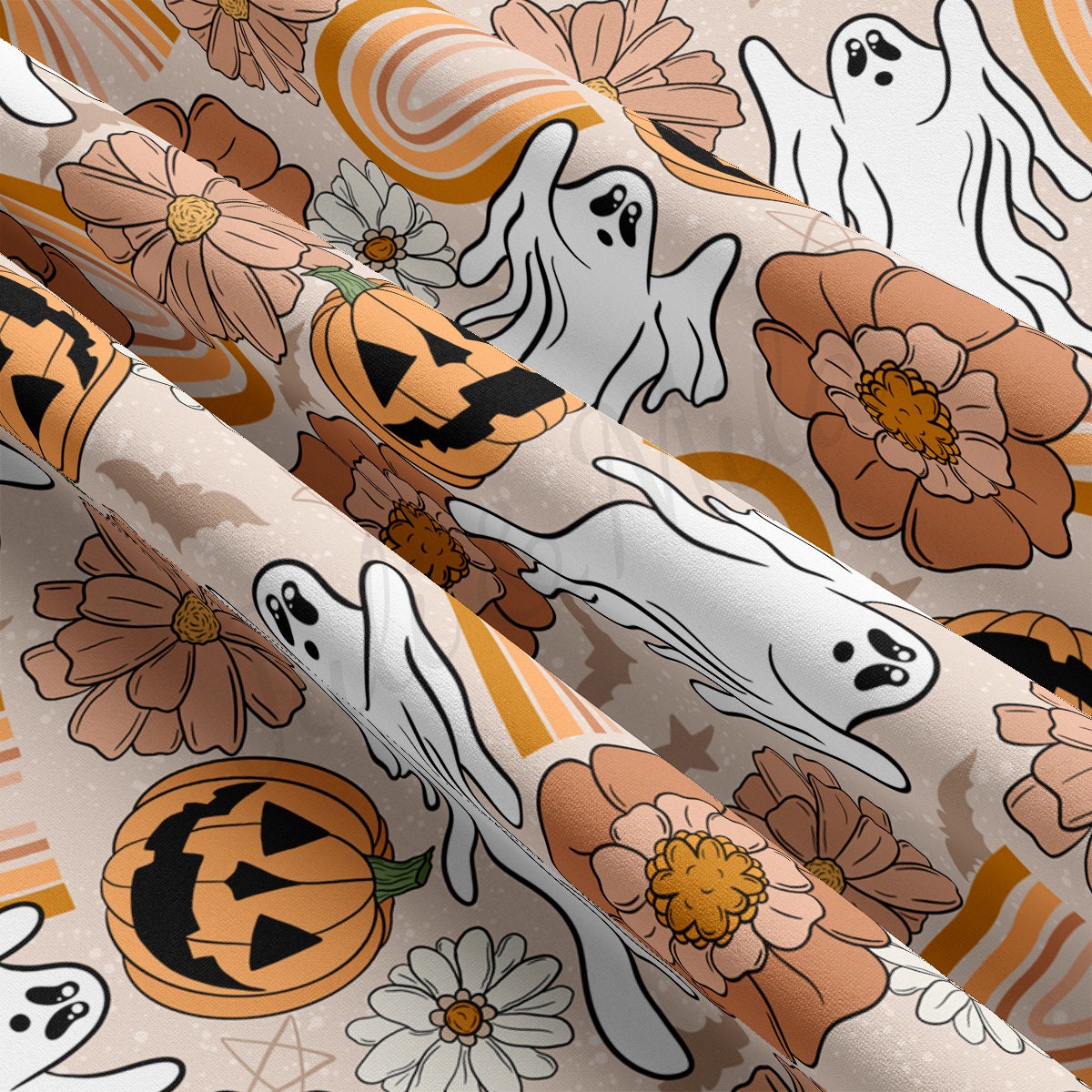 DBP Fabric Double Brushed Polyester Fabric DBP1889 halloween