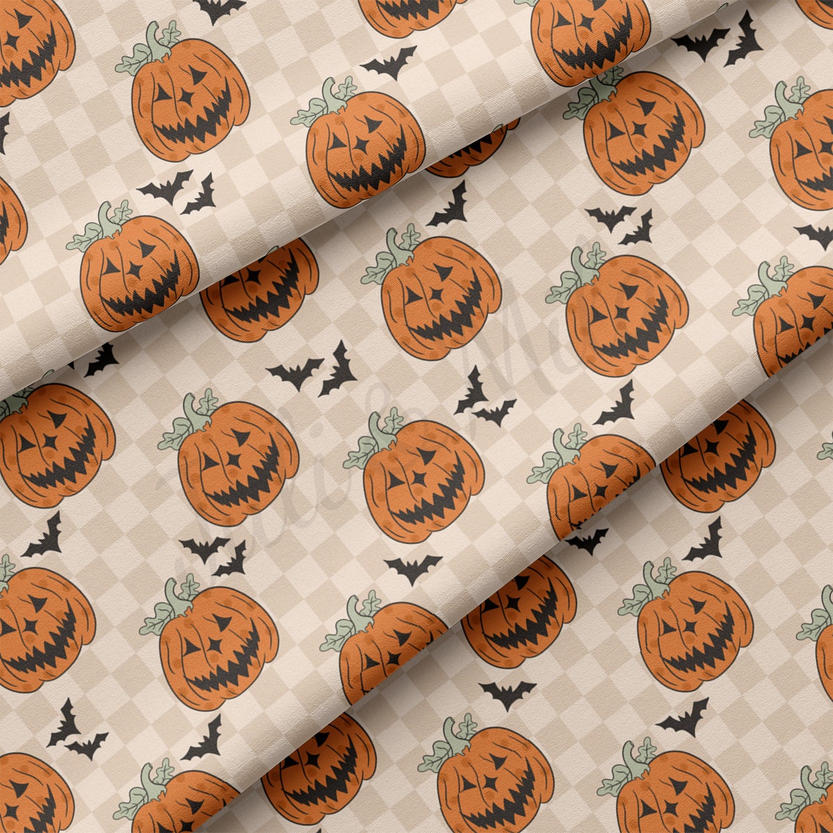 DBP Fabric Double Brushed Polyester Fabric DBP1878 halloween